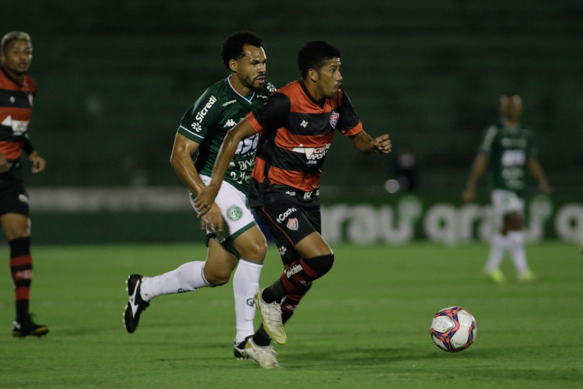 Vitória estreia na Série B com empate diante do Guarani; veja o gol do Leão no jogo