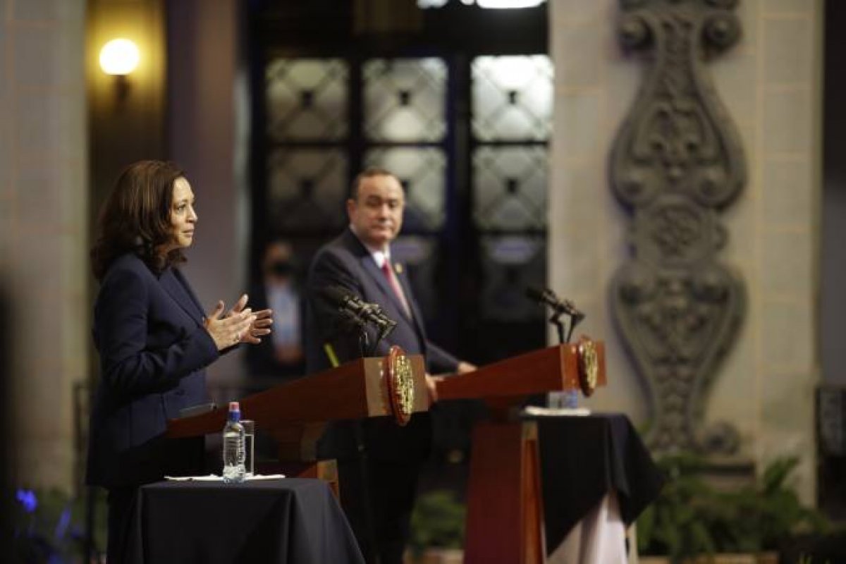 Vídeo: "Não venham", diz Kamala a imigrantes na Guatemala