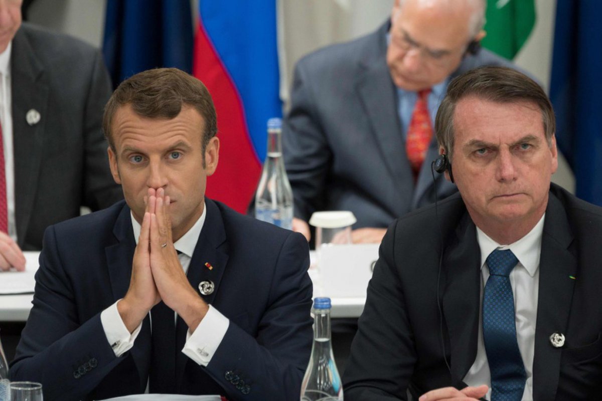 Câmera do G7 flagra líderes internacionais criticando Bolsonaro
