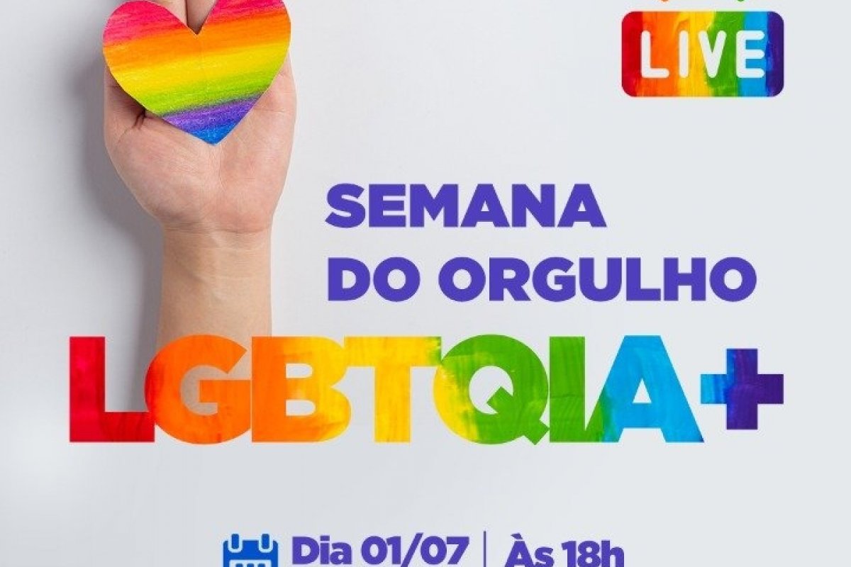 Orgulho LGBTQIA+: live sobre Direitos Humanos acontece nesta quinta (1º)   