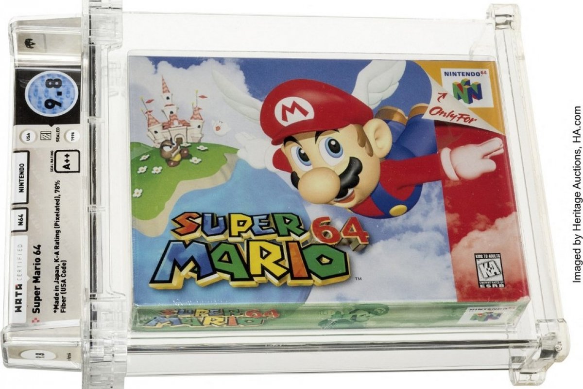 'Super Mário': cartucho é vendido por US$ 1,56 milhões
