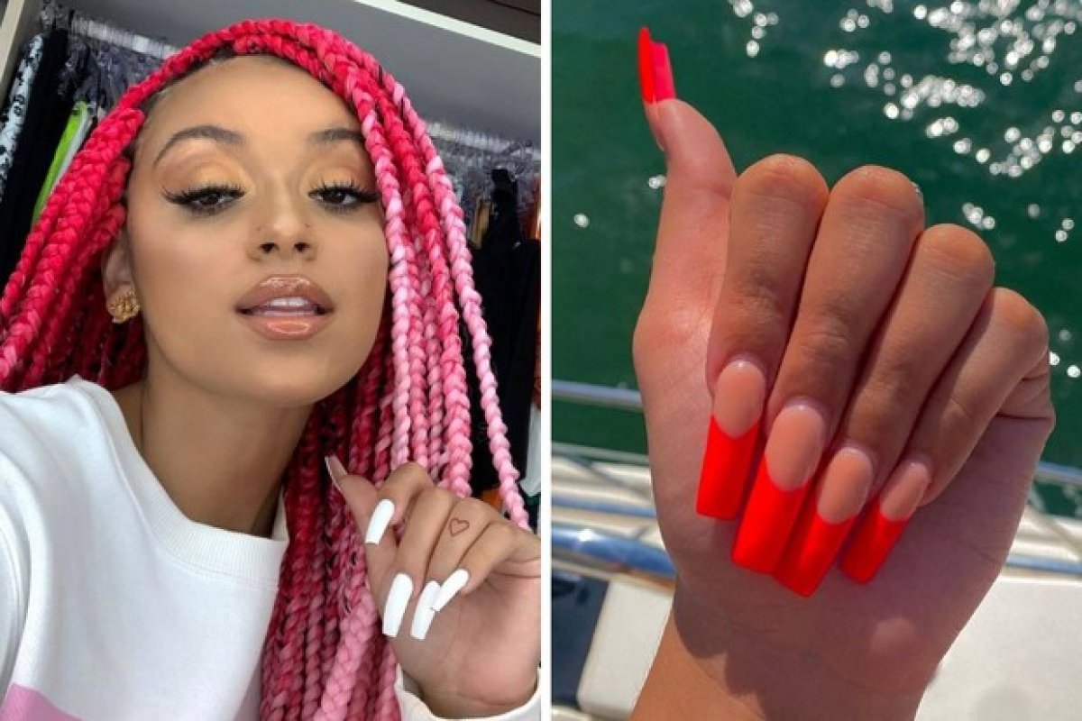 Filha de Carla Perez e Xanddy, é chamada de 'brega' por ostentar unhas grandes 