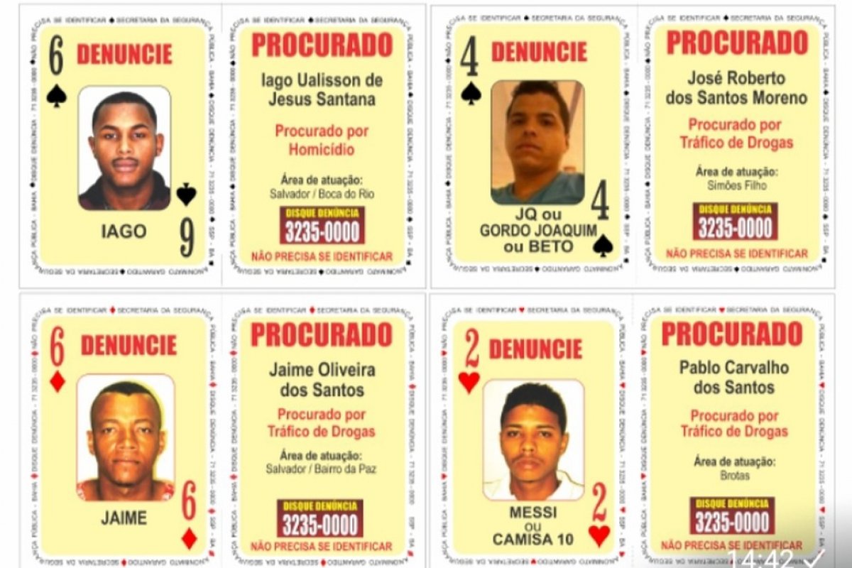 Procurados por tráfico de drogas entram para a lista dos mais procurados da Bahia