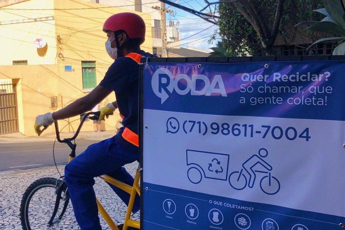 Projeto  mês com a coleta de 3,5 toneladas de recicláveis pós-consumo