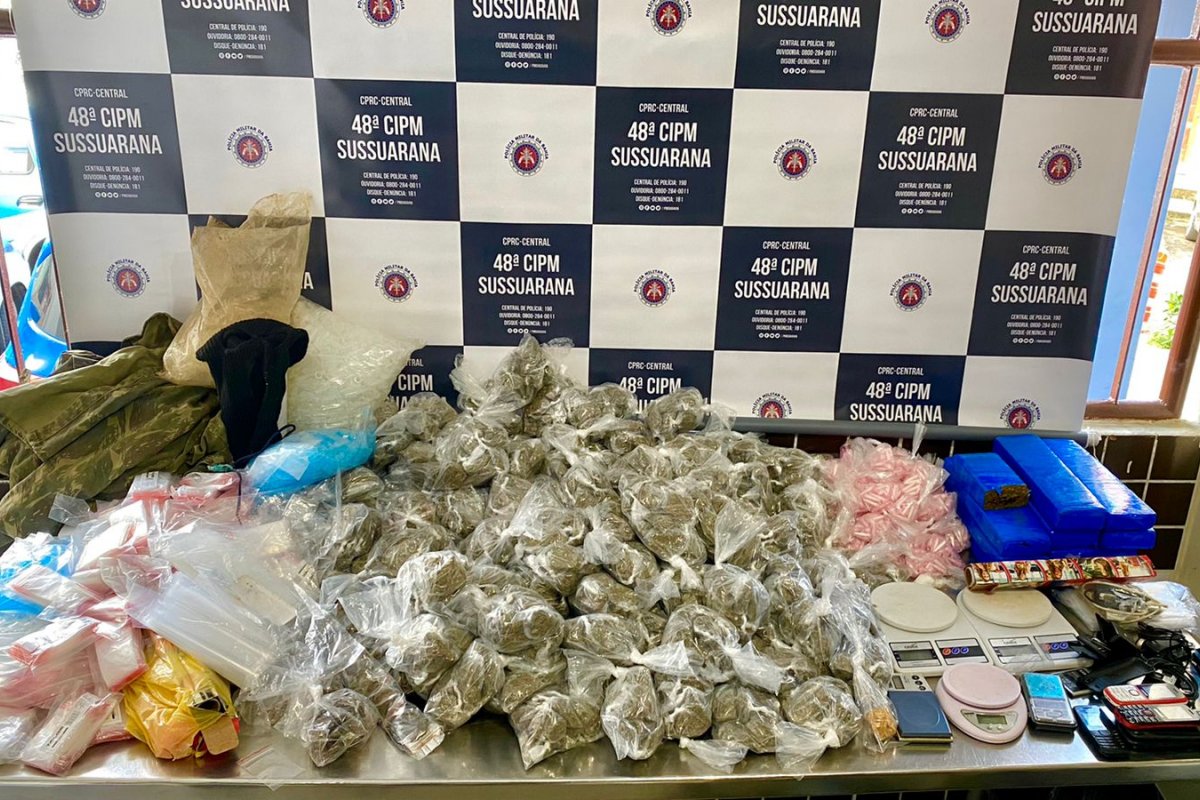 Cerca de 3 mil porções de drogas são encontradas em Sussuarana
