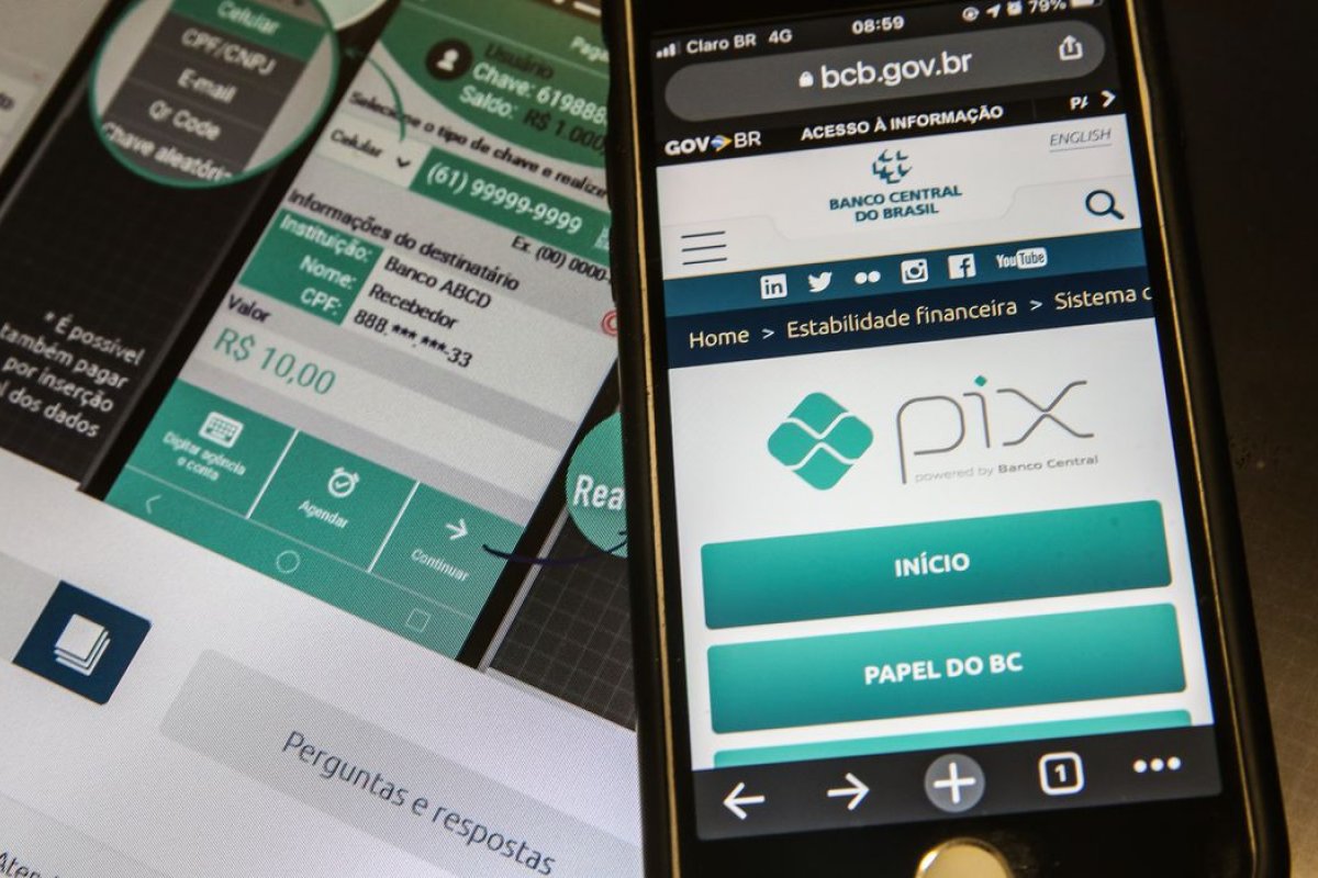 Após casos de sequestros, BC limita a R$ 1 mil o valor de Pix entre 20h e 6h
