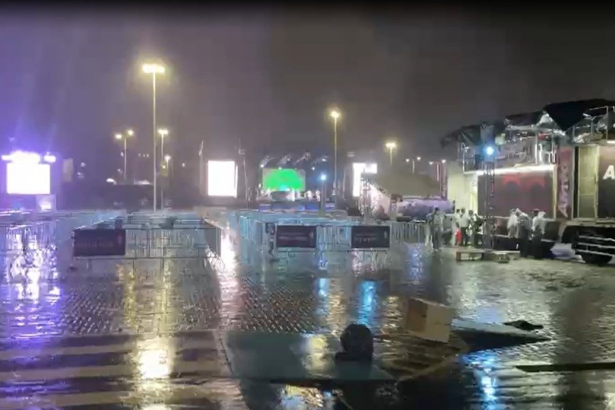 Vídeo: Com chuva, evento-teste da prefeitura não atrai convidados 