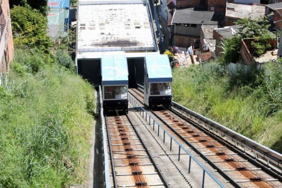 Funcionamento do Plano Inclinado Liberdade/Calçada é suspenso até a próxima quarta (6)