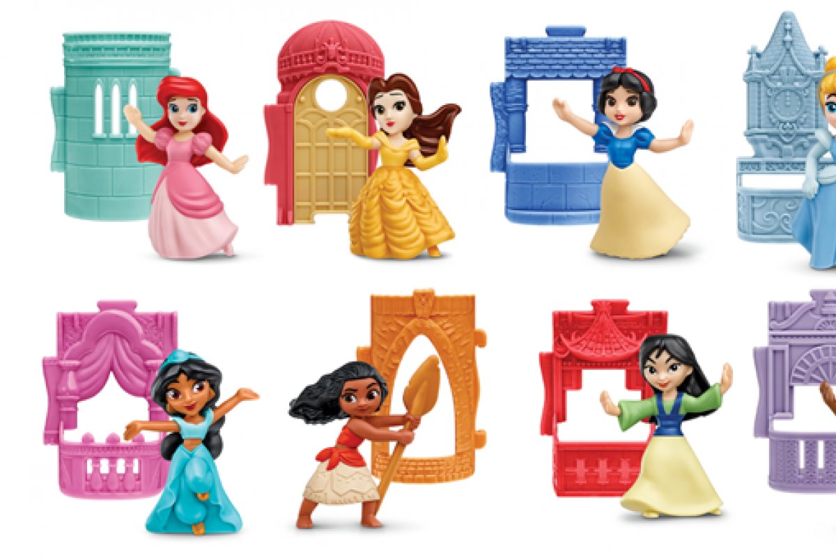 Princesas da Disney e personagens de Star Wars marcam a nova campanha do McLanche Feliz
