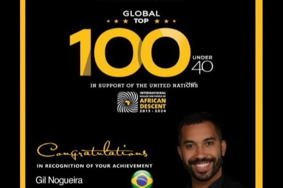 Ex-BBB Gil do Vigor acaba de ser nomeado um dos 100 afrodescendentes mais importantes do mundo 