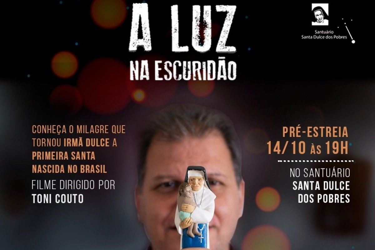 Filme sobre milagre de Santa Dulce dos Pobres  terá pré-estreia em Salvador no dia 14 de outubro