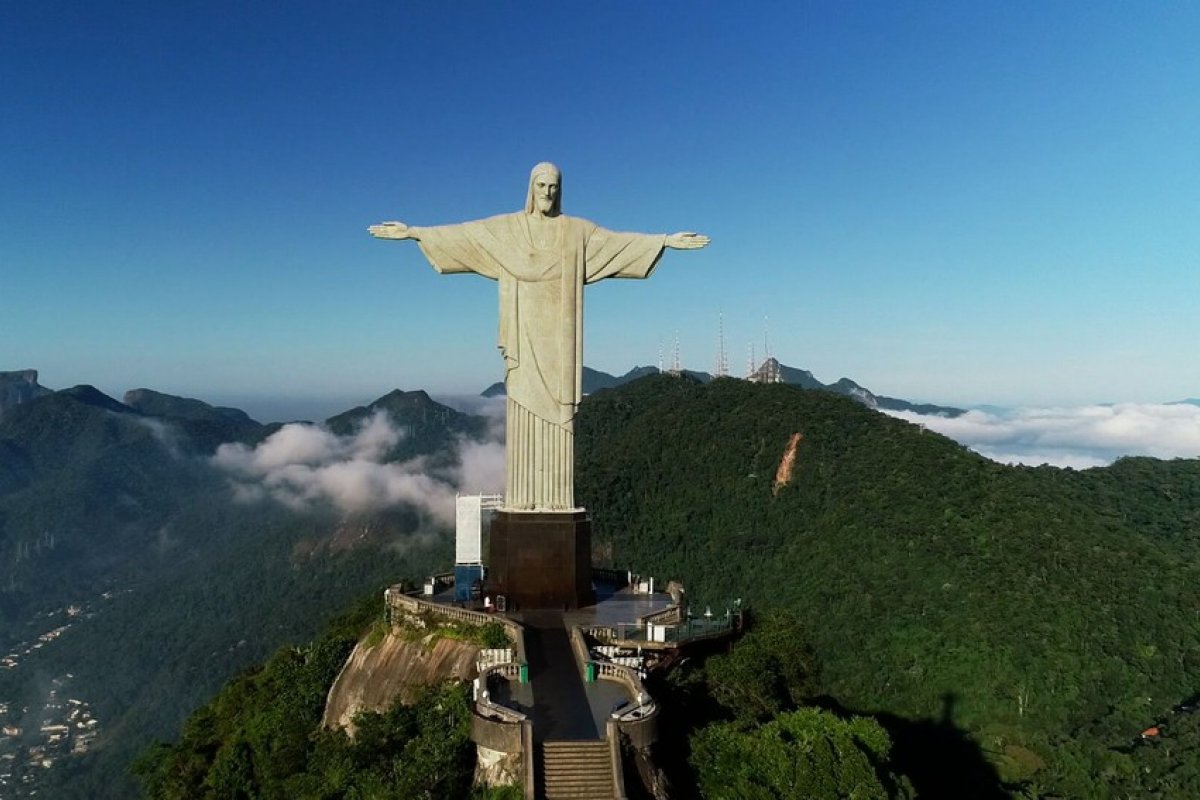 Monumento do Cristo Redentor é o segundo colocado nacional em número de visitantes, diz Instituto Chico Mendes 