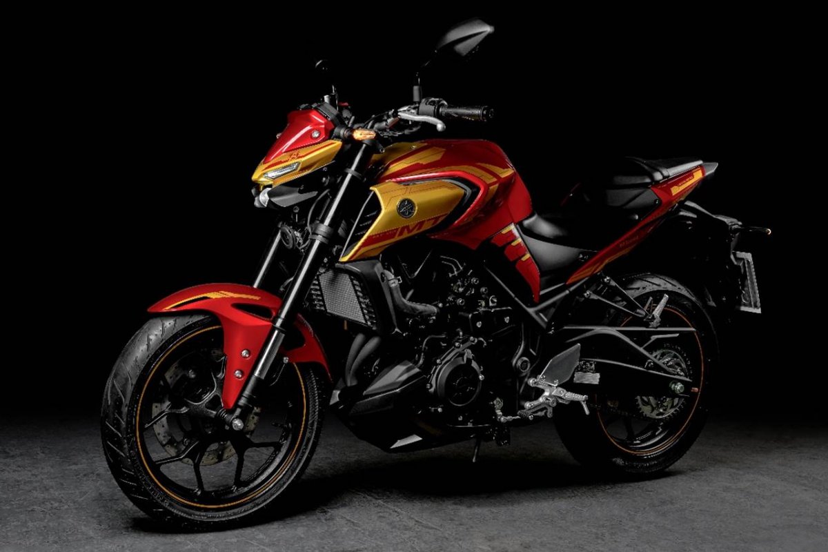 Yamaha MT-03 ganha série “Homem de Ferro” com 480 unidades 