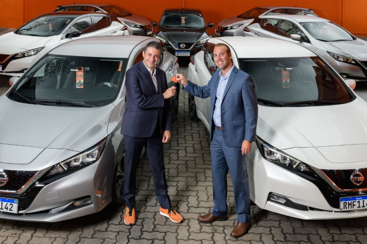 Movida já tem 220 Nissan Leaf disponíveis para locação 