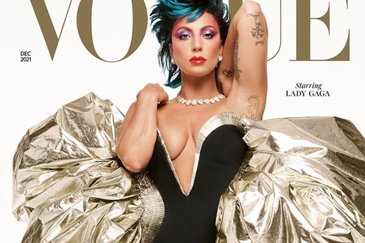 Poderosa! Lady Gaga estampa  capa da Vogue Britânica e Italiana