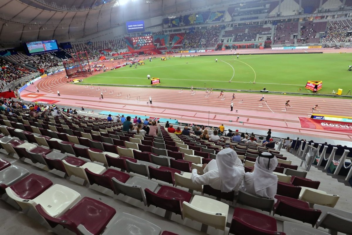 Mundial de Atletismo em Doha é marcado pelo baixo público