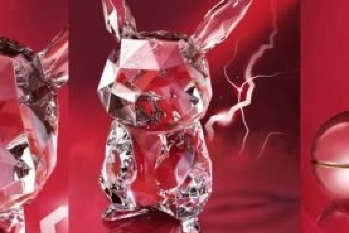 Para celebrar os 25 anos do Pokémon, marca lança Pikachu de cristal pelo valor de R$ 138 mil 