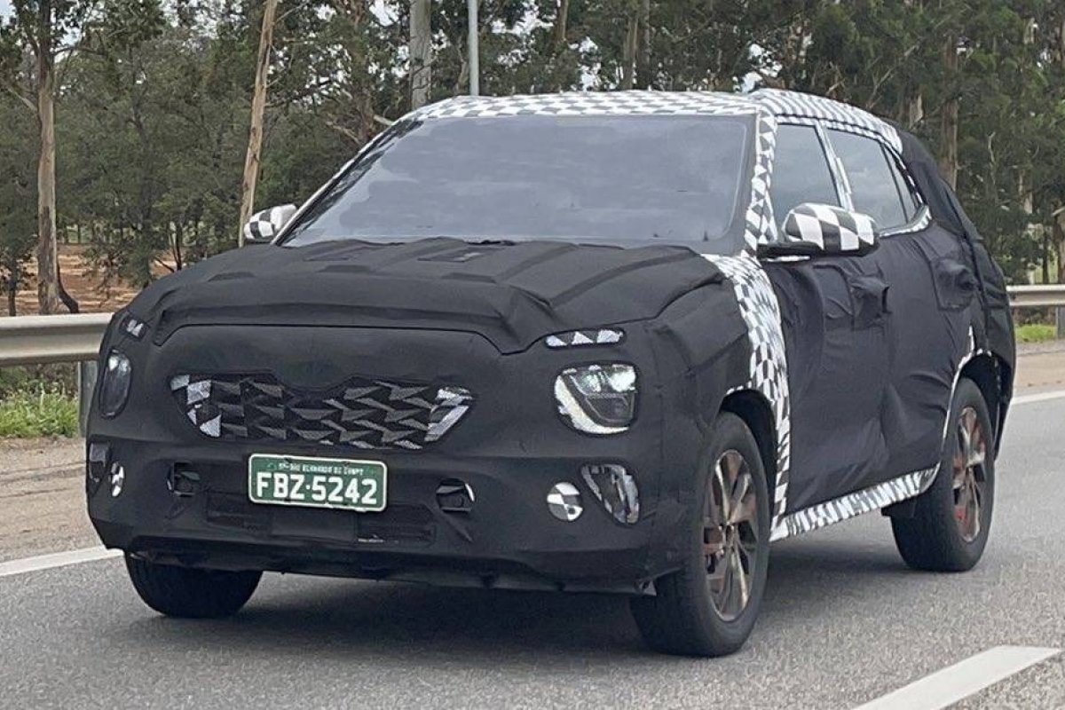 Versão renovada do Hyundai Creta já roda em testes pelo país 