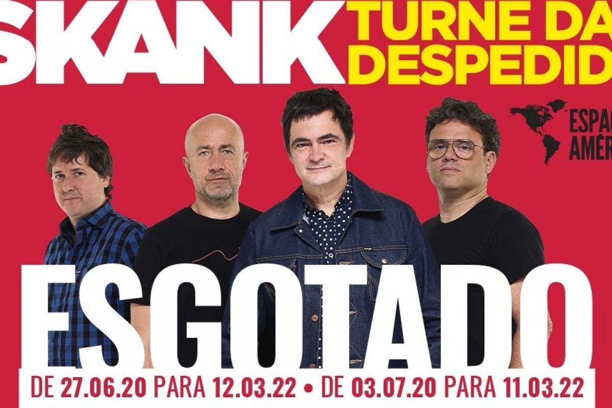 Skank está de volta com a "Turnê de Despedida" 