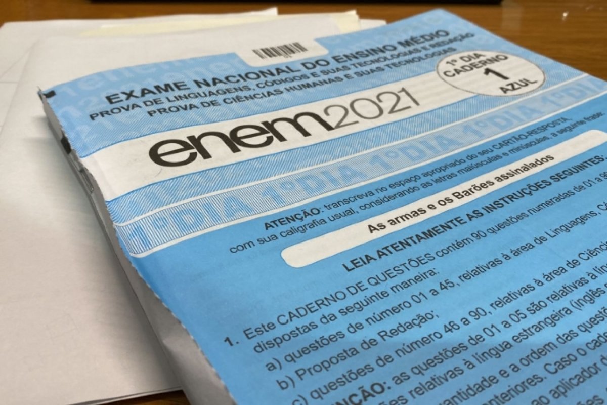 Inep divulga gabarito oficial do Enem 2021; confira