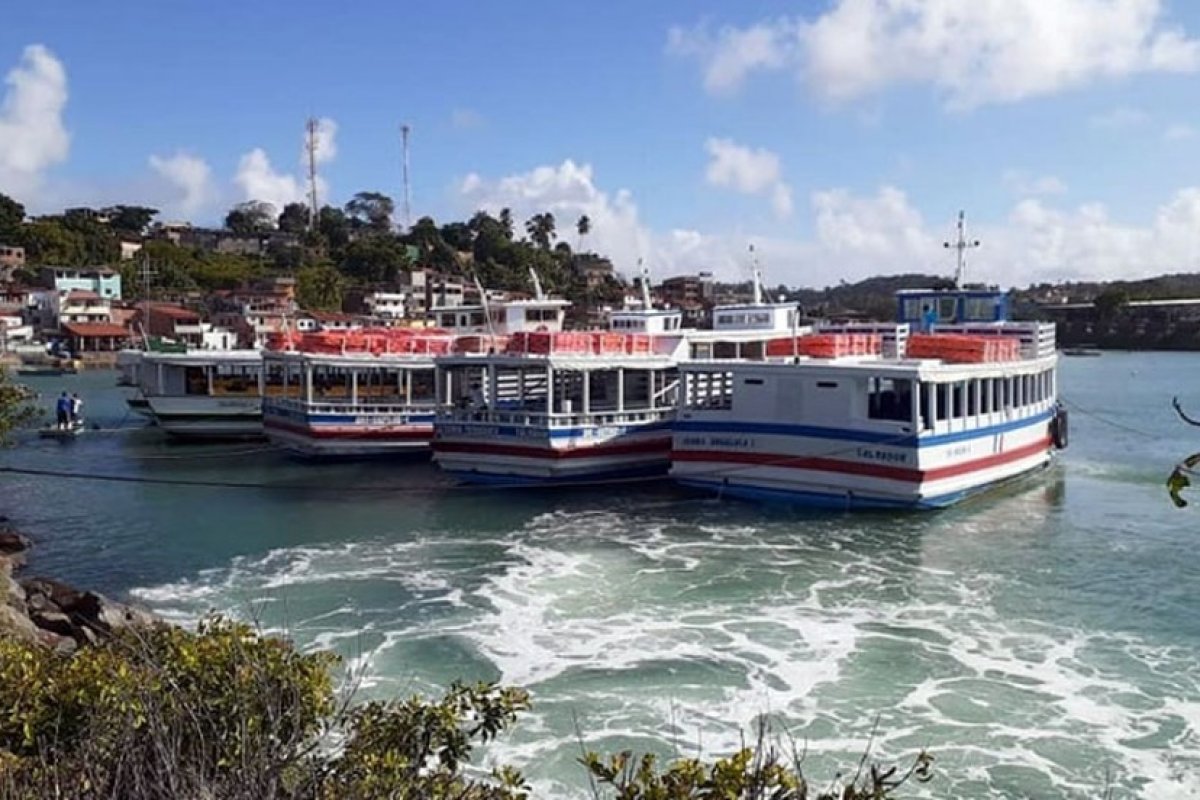 Após maré baixa, travessia Salvador-Mar Grande retoma operações nesta sexta (3)
