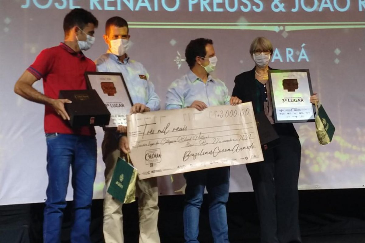 Bahia tem dois ganhadores em premiação do cacau brasileiro  
