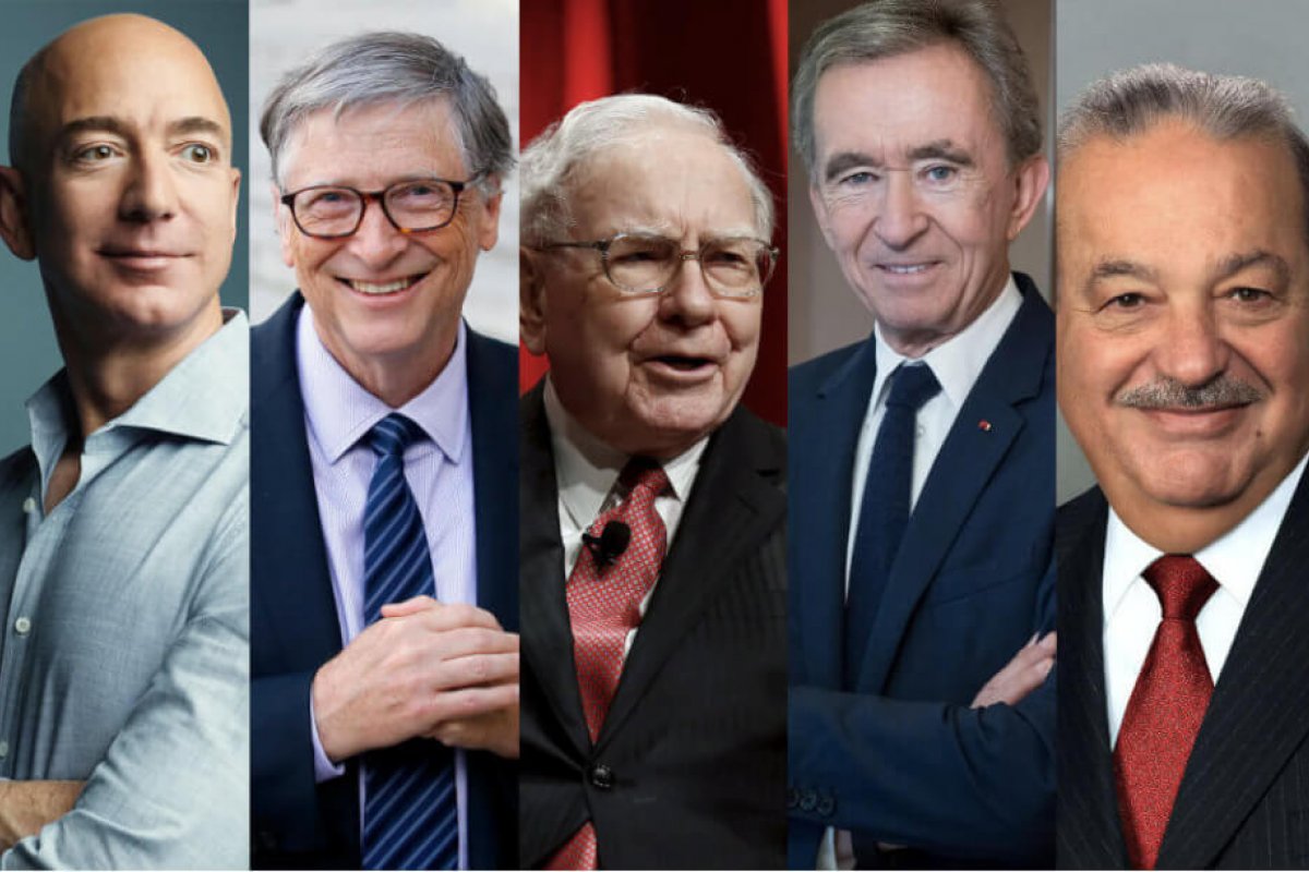 Empresários mais ricos detém 38% de toda riqueza produzida do mundo nos últimos 26 anos