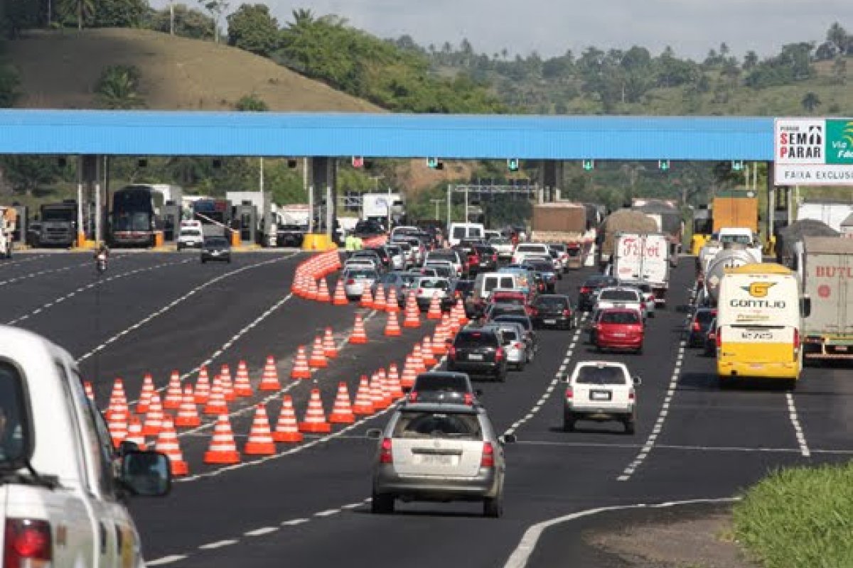 Pedágio cai até 10% na Bahia por falta de obras em rodovias 