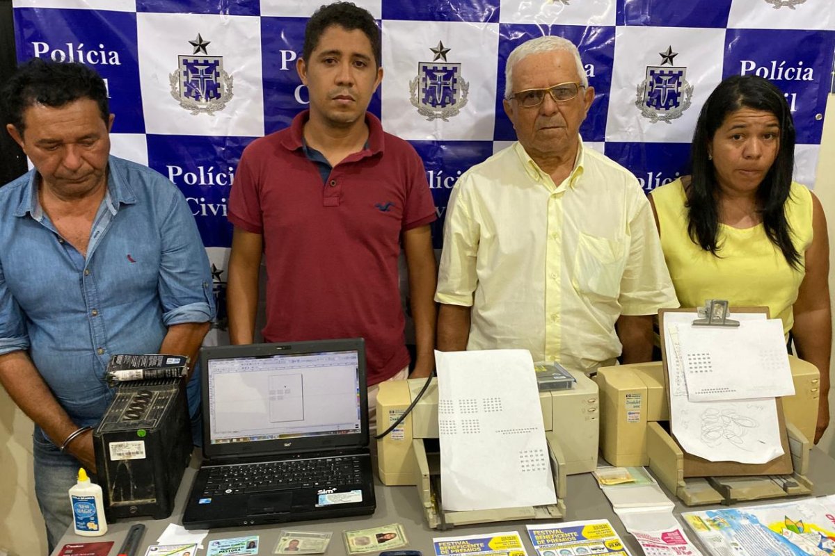 Grupo suspeito de fraudar bingo é preso no centro norte da Bahia