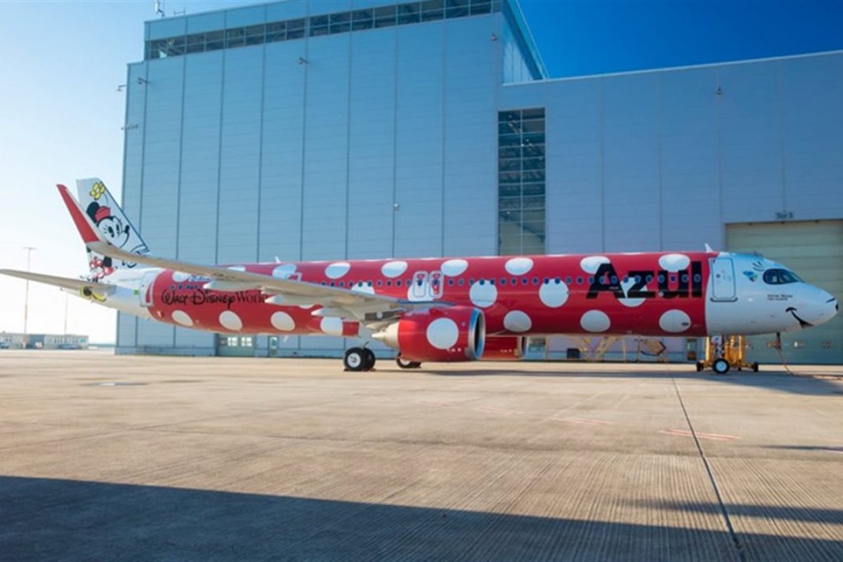 Azul Linhas Aéreas ganha mais uma aeronave inspirada  em personagem da Disney 
