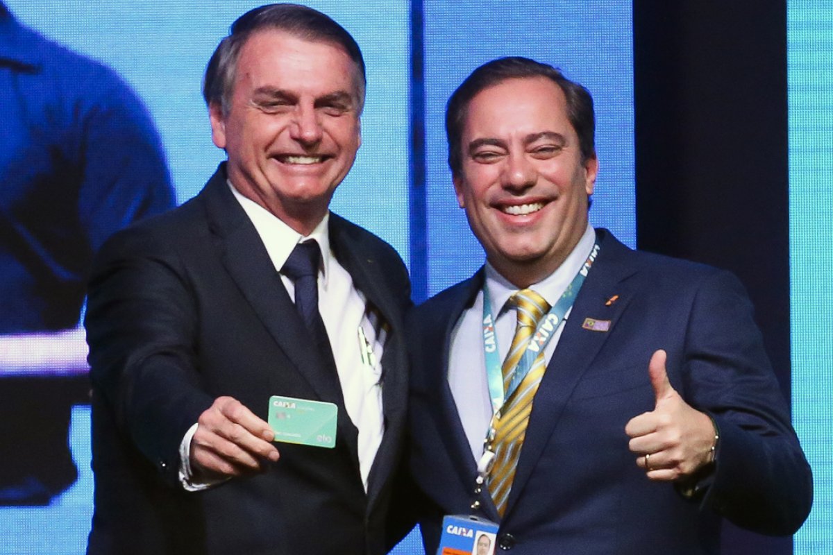 Bolsonaro cogita nome do presidente da Caixa como vice para 2022