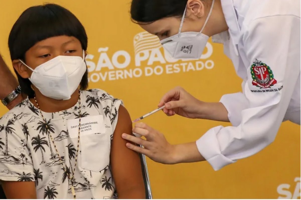 [79% dos brasileiros apoiam a vacinação de crianças de 5 a 11 anos, diz Datafolha ]