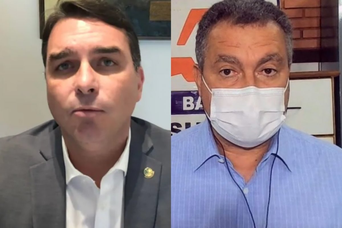 [Flávio Bolsonaro diz que baianos estão sendo 'enganados pelo PT']