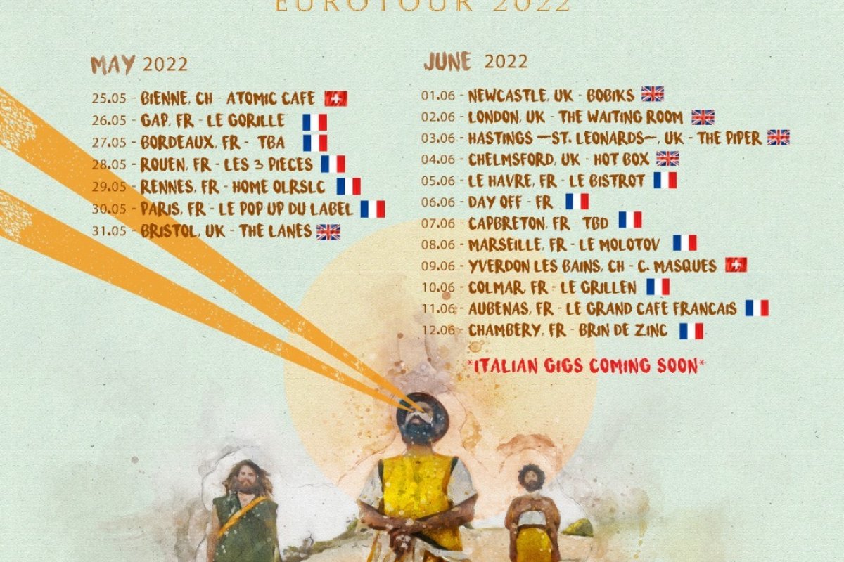 [Para divulgar disco Tupã-Rá, The Baggios anuncia segunda turnê pela Europa]