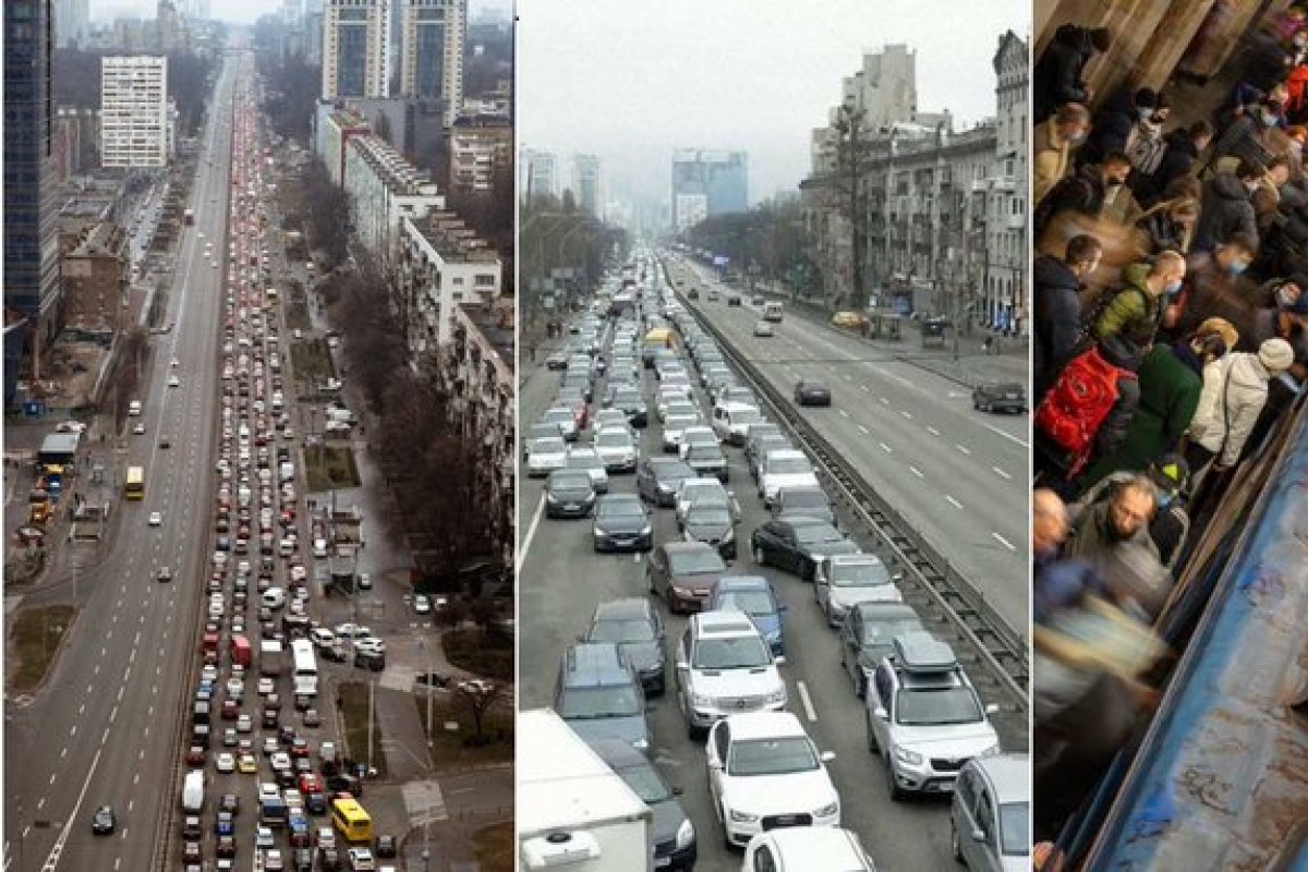 [Desespero ucraniano: milhares de pessoas correm para deixar capital do país]