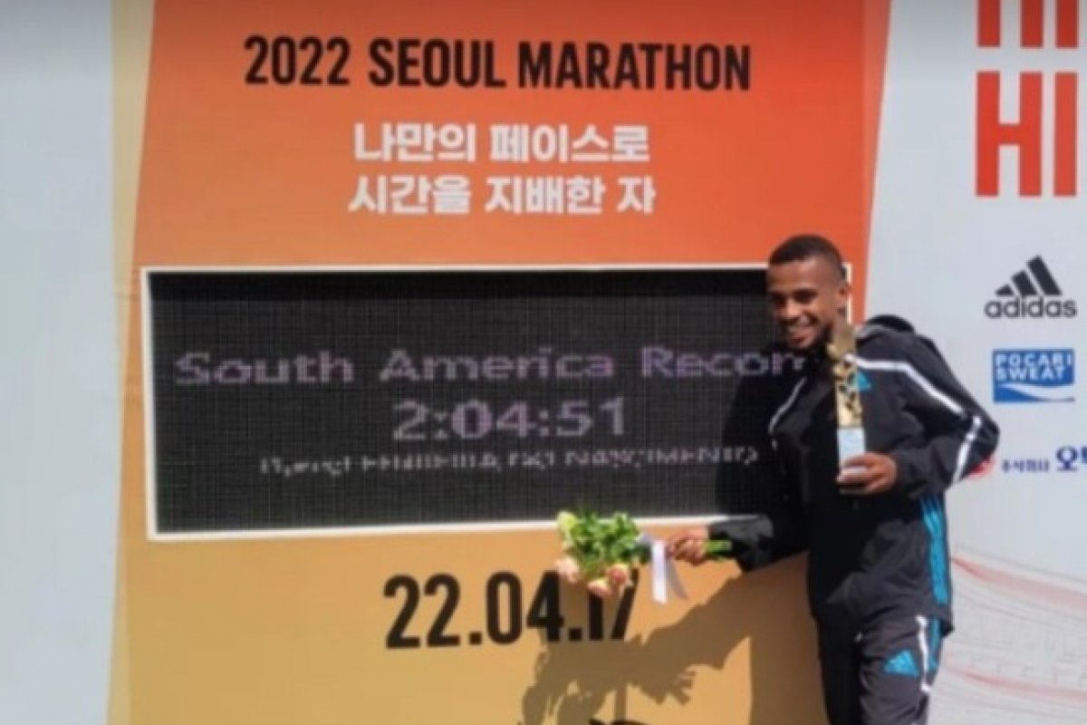 [Daniel Nascimento conquista elite mundial da maratona na Coreia do Sul]