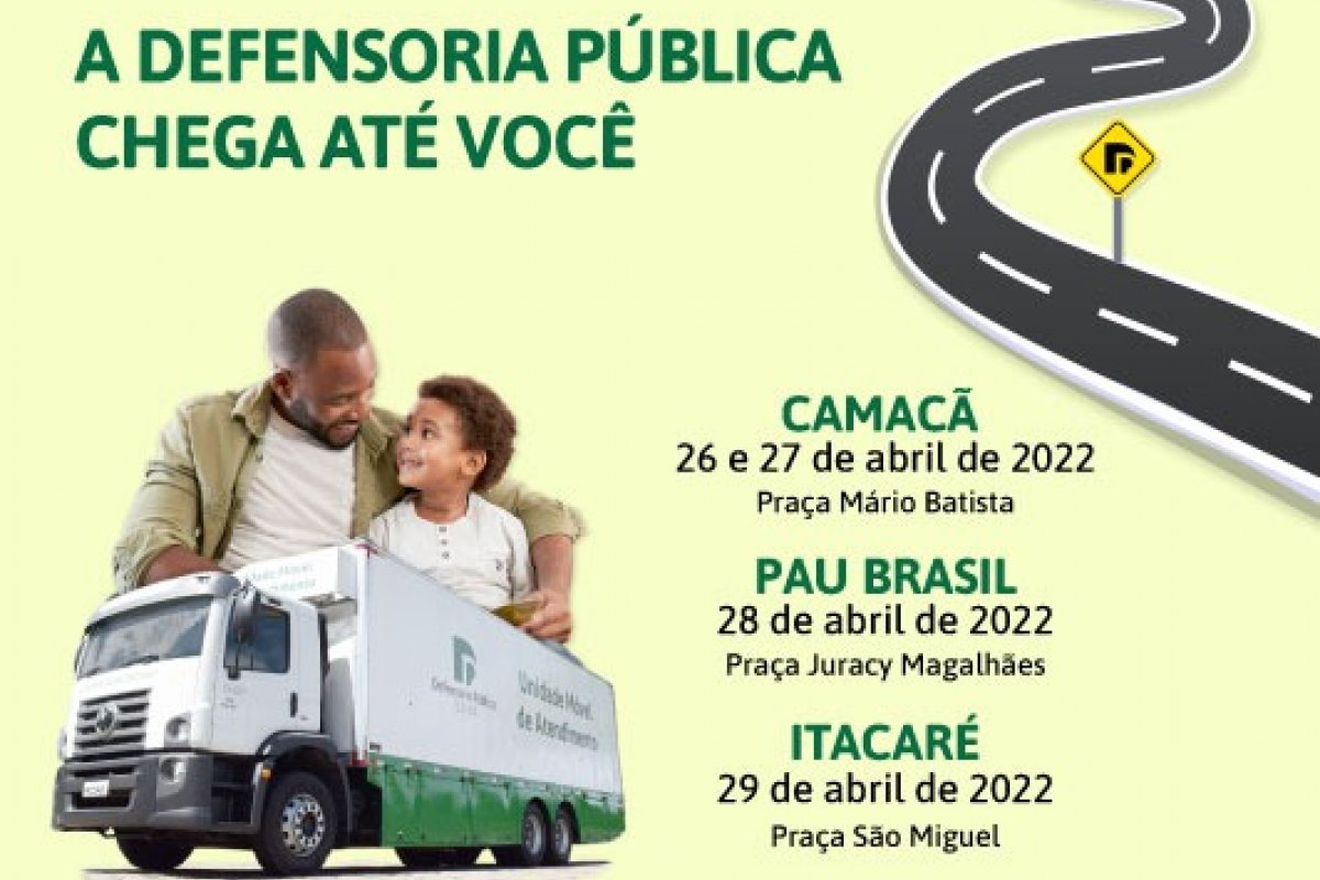 [Unidade móvel da Defensoria Pública vai a municípios do interior da Bahia]