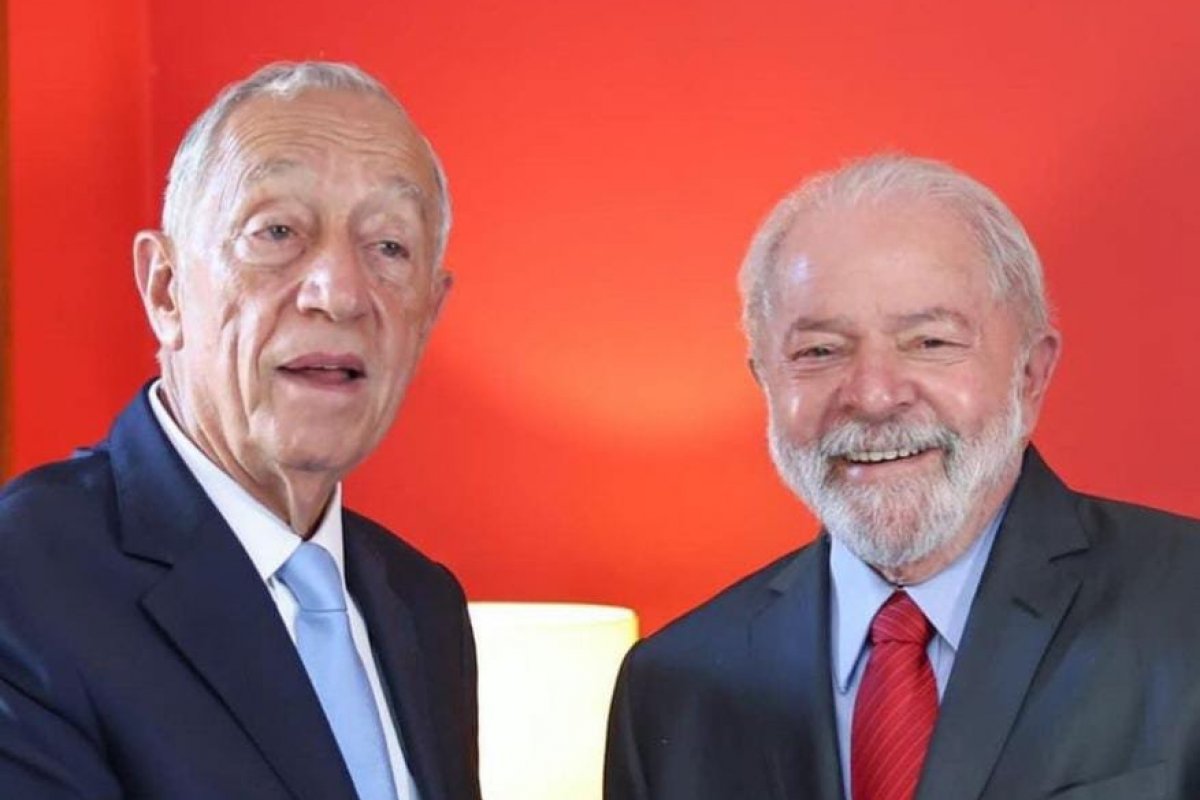 [Presidente de Portugal e Lula se encontram em São Paulo]