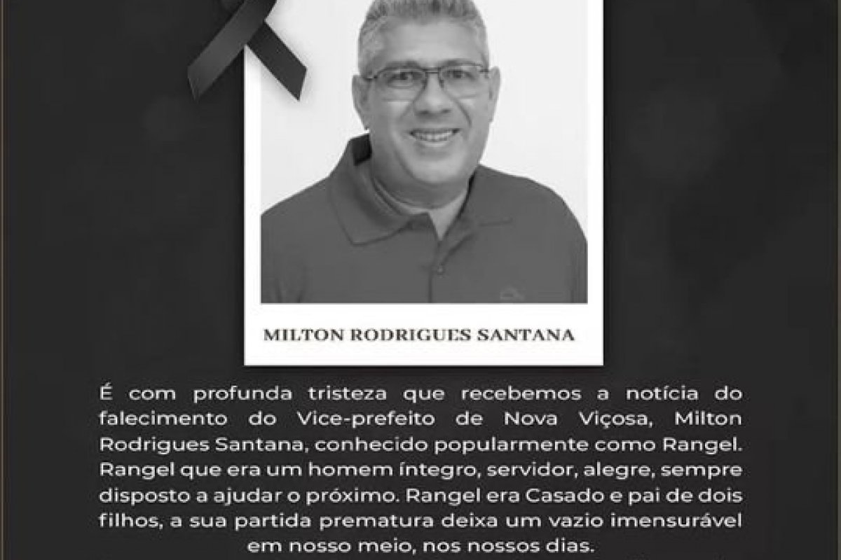 [Vice-prefeito de Nova Viçosa morre após acidente de carro na Bahia]
