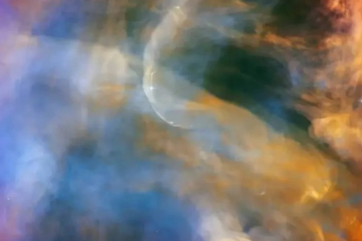 [Telescópio Hubble fotografa 'nuvens celestiais' na Nebulosa de Órion]