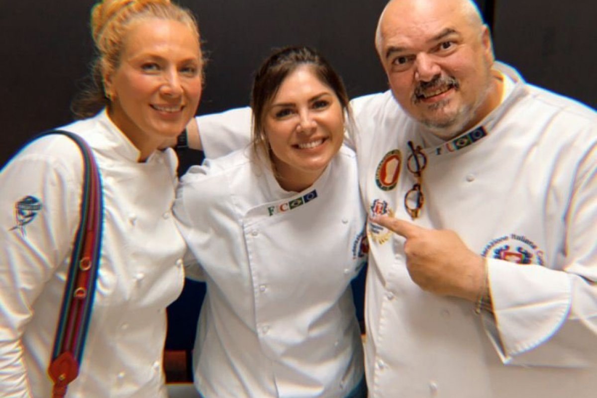 [Chef Sandra Regina participou do curso de aprimoramento da Federação Italiana de Chefs! ]