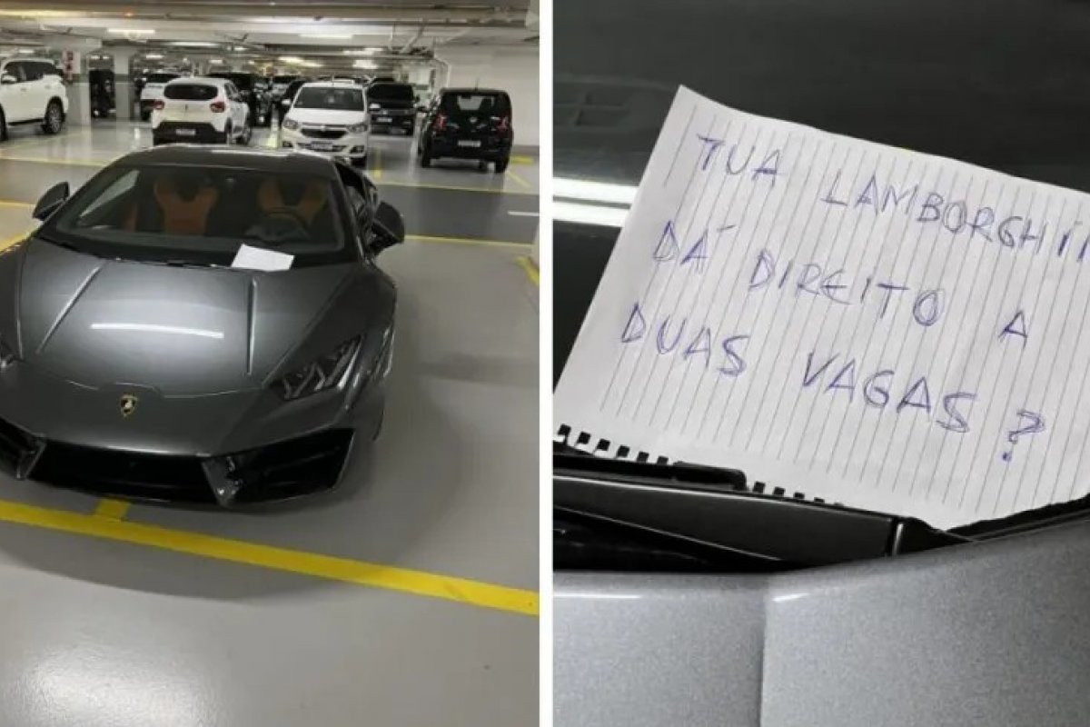 [Vídeo: ex-BBB viraliza com afronta a dono de carro de luxo: 'Dá direito a duas vagas?']