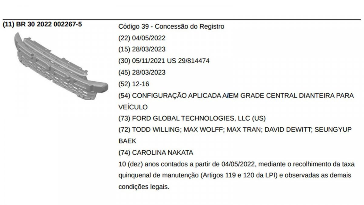 [Ford registra pick-up Raptor com motor de 397cv no Brasil]