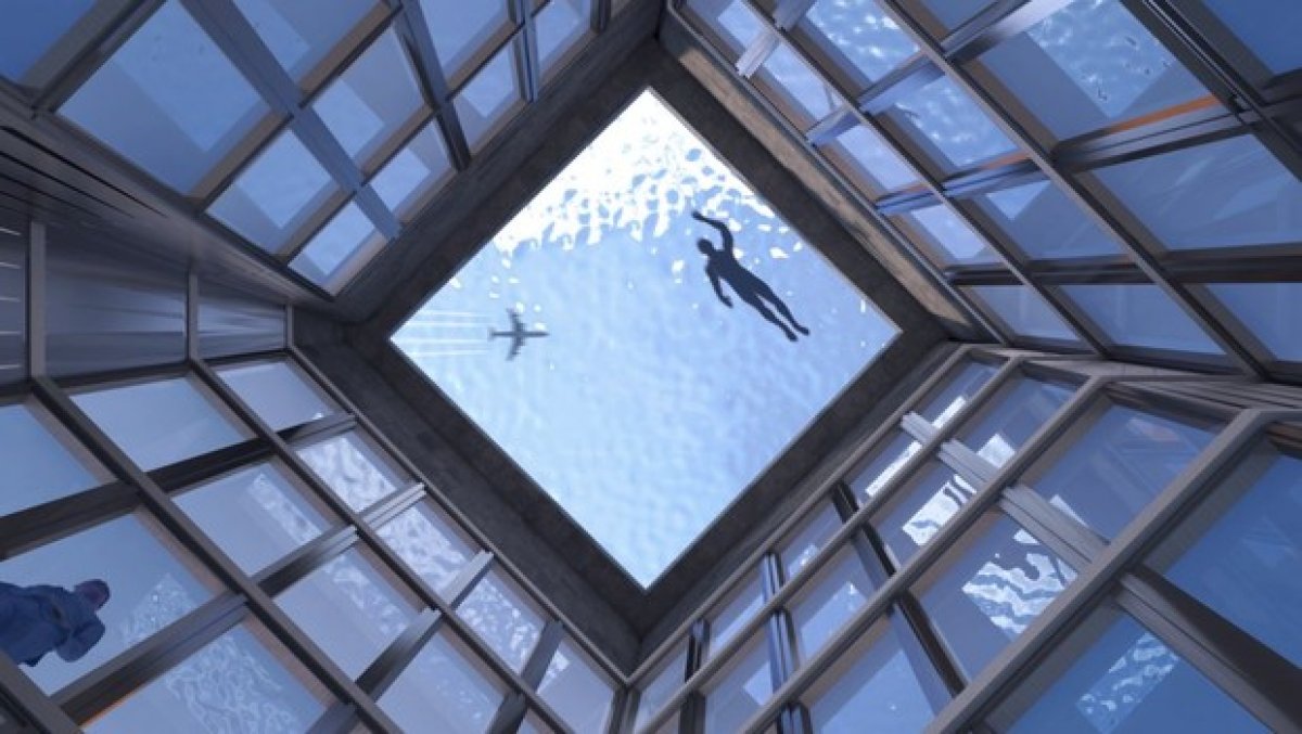 [Já imaginou uma piscina com borda infinita de 360 graus?]