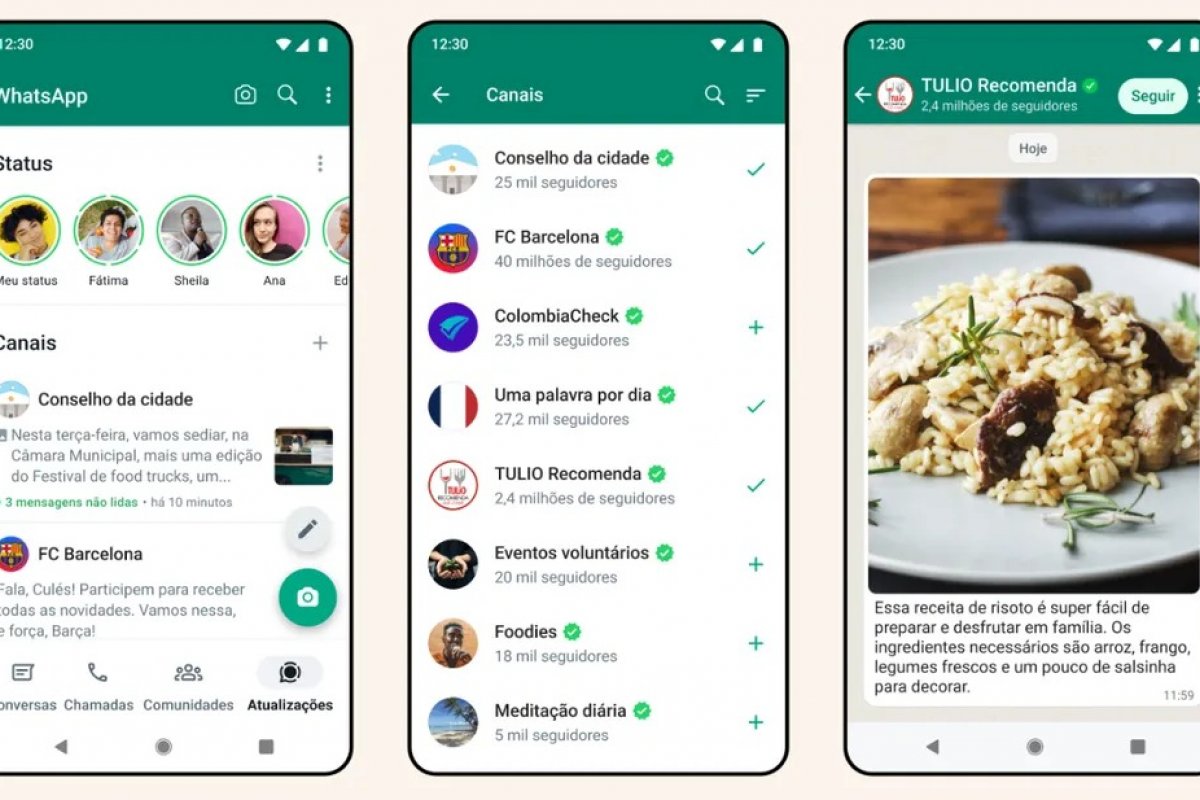 [WhatsApp lança ferramenta 'Canais' para fazer frente ao Telegram]