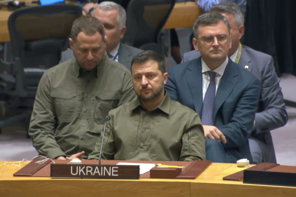 [Zelenski volta a pedir ao Conselho de Segurança que derrube poder de veto russo]