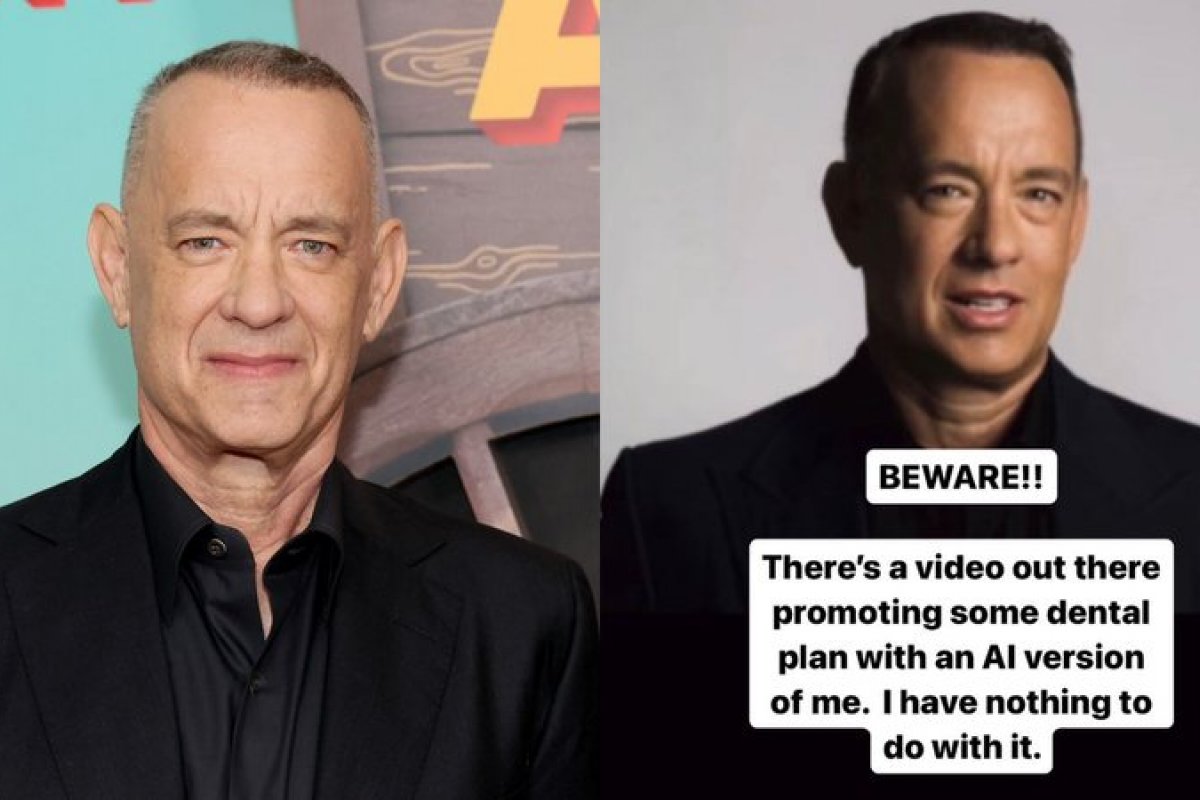 [Tom Hanks adverte fãs sobre uso de IA em comercial de plano odontológico]