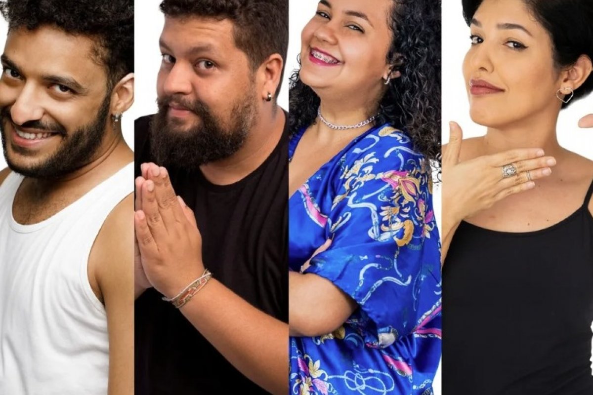 [Comediantes baianos apresentam espetáculo 'Receba!' na Concha Acústica do TCA, em Salvador ]