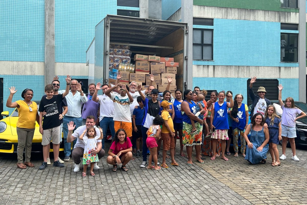 [Campanha do Porsche Club da Bahia arrecada quase 3 toneladas de alimentos para o GACC! ]