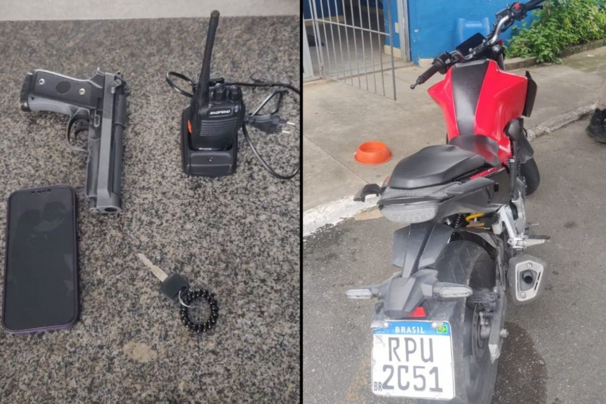 [Polícia Militar recupera moto roubada em Simões FIlho]